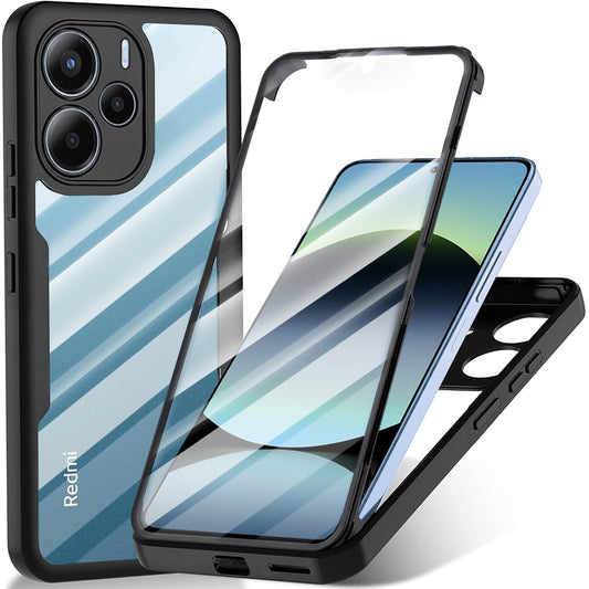 Puzdro pre Xiaomi Redmi Note 14 4G (Štandard), Techsuit, ColorVerse 360, Čierna
