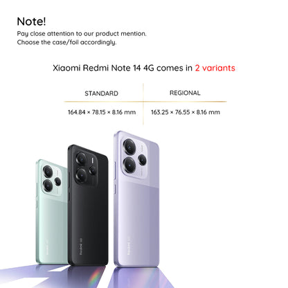 Puzdro pre Xiaomi Redmi Note 14 4G (Štandard), Techsuit, ColorVerse 360, Ružové