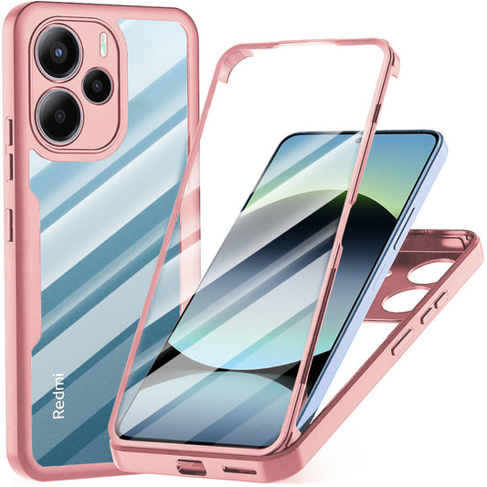 Puzdro pre Xiaomi Redmi Note 14 4G (Štandard), Techsuit, ColorVerse 360, Ružové