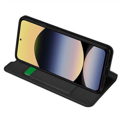 Puzdro pre Xiaomi Redmi Note 14 4G (Štandard), Techsuit, Magskin Book, Čierne