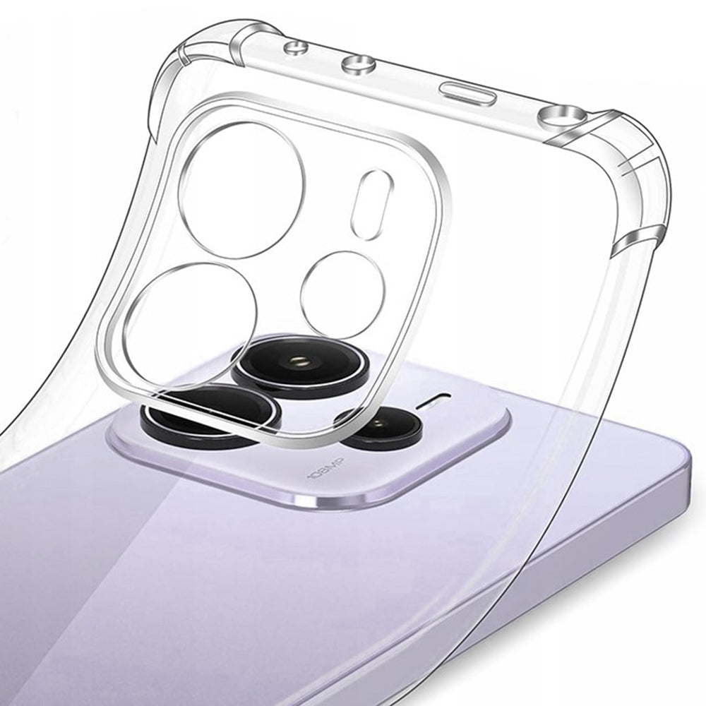 Puzdro pre Xiaomi Redmi Note 14 4G (Štandard), Techsuit, Odolné proti nárazom, Priehľadné