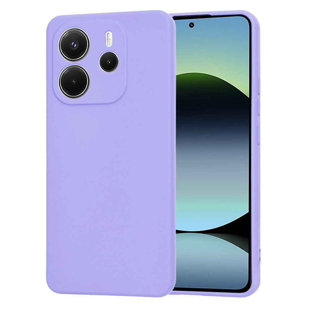 Puzdro pre Xiaomi Redmi Note 14 4G (Štandard), Techsuit, SoftFlex, Svetlofialové