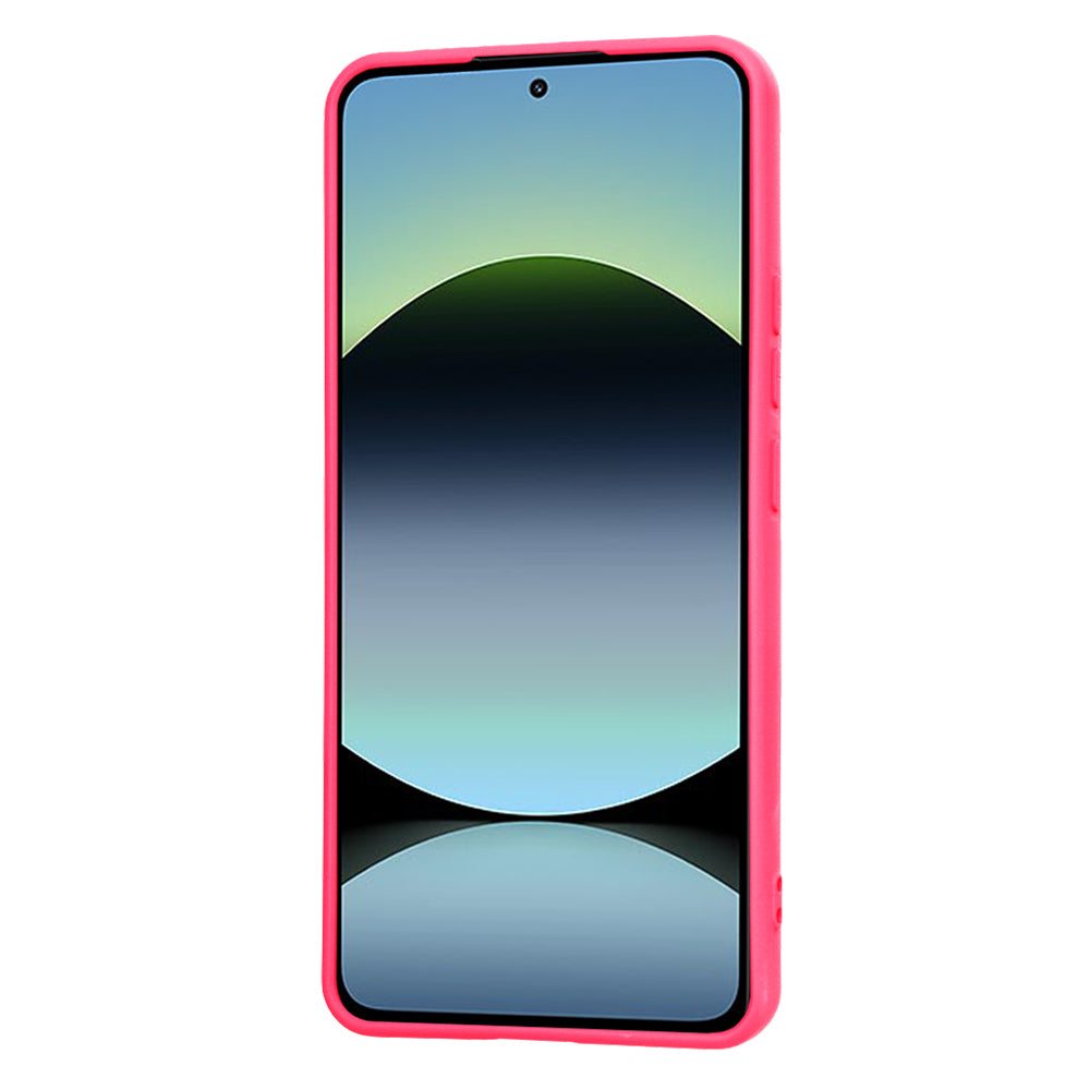 Puzdro pre Xiaomi Redmi Note 14 4G (Štandard), Techsuit, SoftFlex, Tmavoružová
