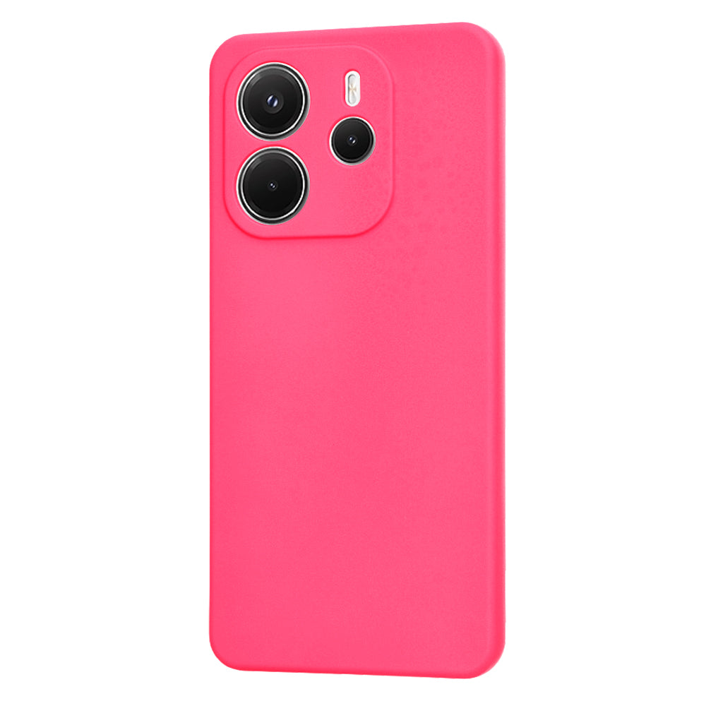 Puzdro pre Xiaomi Redmi Note 14 4G (Štandard), Techsuit, SoftFlex, Tmavoružová