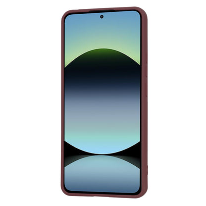Case for Xiaomi Redmi Note 14 4G (Standard), Techsuit, SoftFlex, Burgundy
