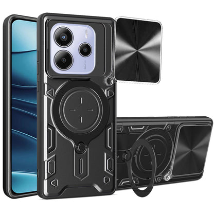 Puzdro pre Xiaomi Redmi Note 14 5G, Techsuit, CamGuard Pro, Čierne