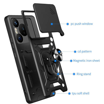 Puzdro pre Xiaomi Redmi Note 14 5G, Techsuit, CamShield, Modrá