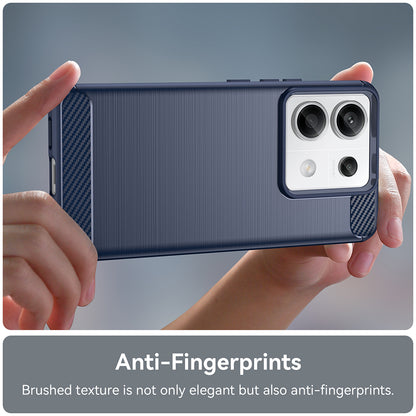Puzdro pre Xiaomi Redmi Note 14 5G, Techsuit, Karbón, Čierne