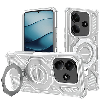 Puzdro pre Xiaomi Redmi Note 14 5G, Techsuit, Carbon Shield Pro, Biele