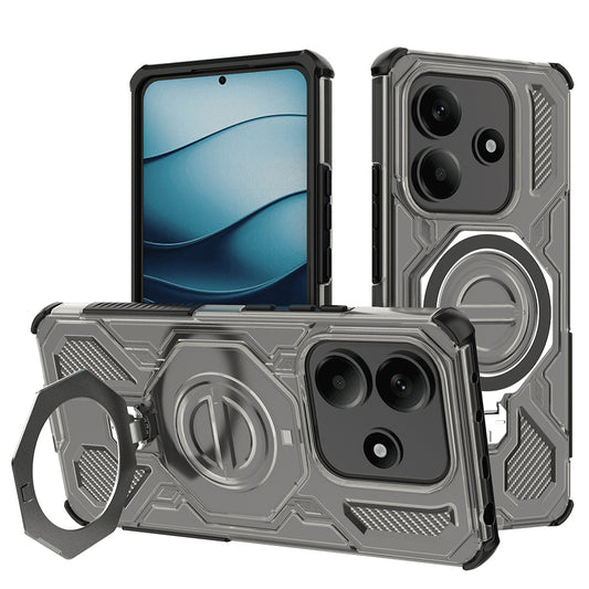 Puzdro pre Xiaomi Redmi Note 14 5G, Techsuit, Carbon Shield Pro, Dymové