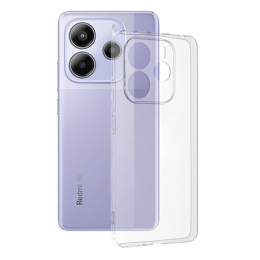 Puzdro pre Xiaomi Redmi Note 14 5G, Techsuit, Priehľadné, Transparentné