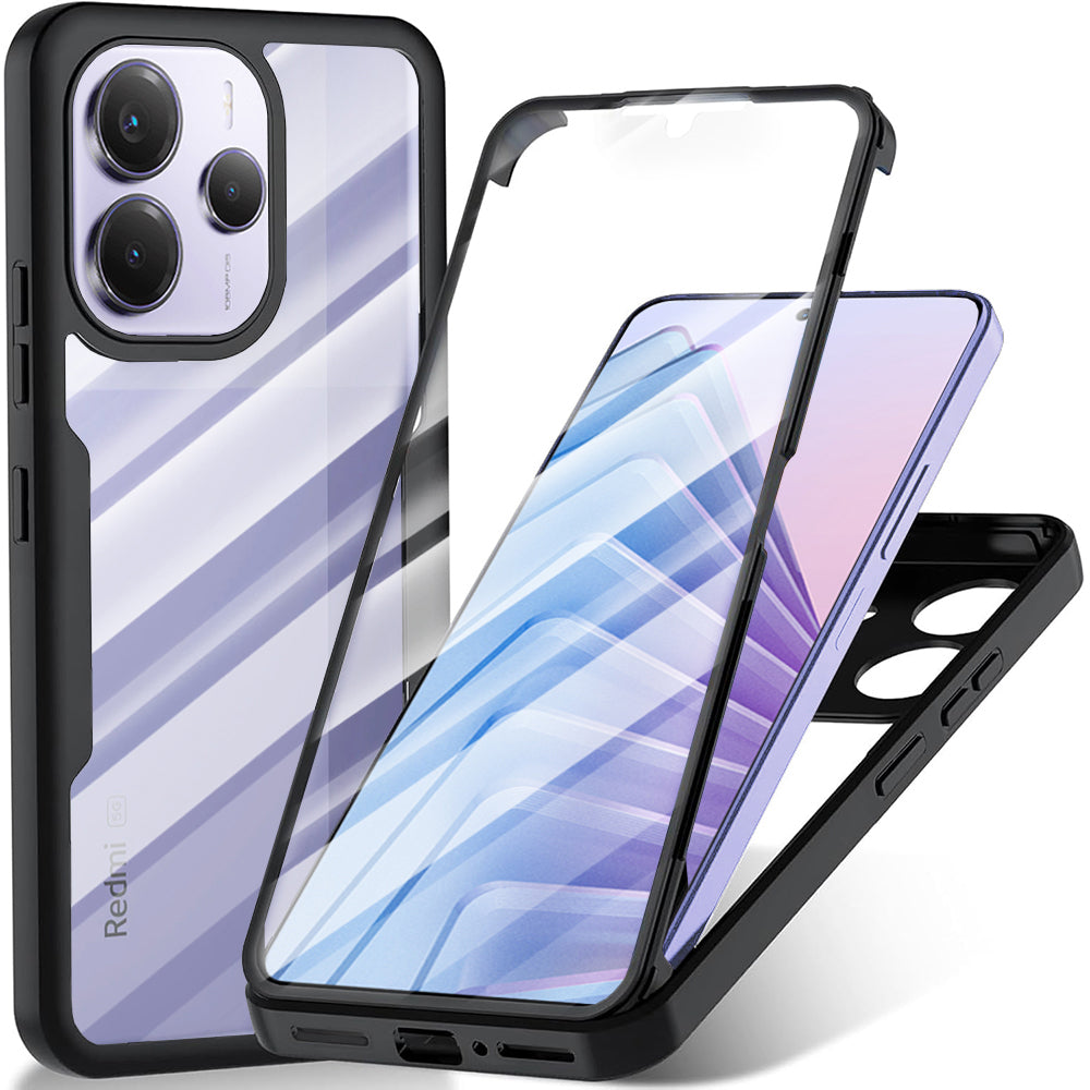 Puzdro pre Xiaomi Redmi Note 14 5G, Techsuit, ColorVerse 360, Čierne