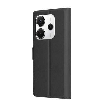 Puzdro pre Xiaomi Redmi Note 14 5G, Techsuit, kožené folio, čierne