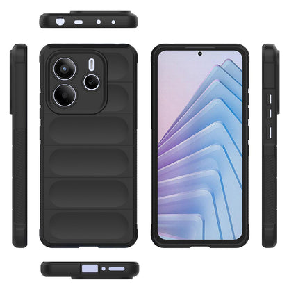 Puzdro pre Xiaomi Redmi Note 14 5G, Techsuit, Magic Shield, Čierne