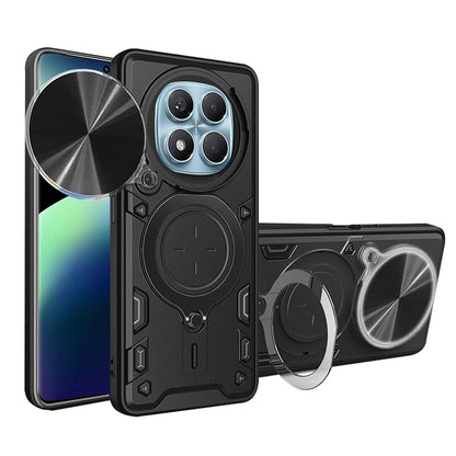 Puzdro pre Xiaomi Redmi Note 14 Pro 4G, Techsuit, CamGuard Pro, Čierna