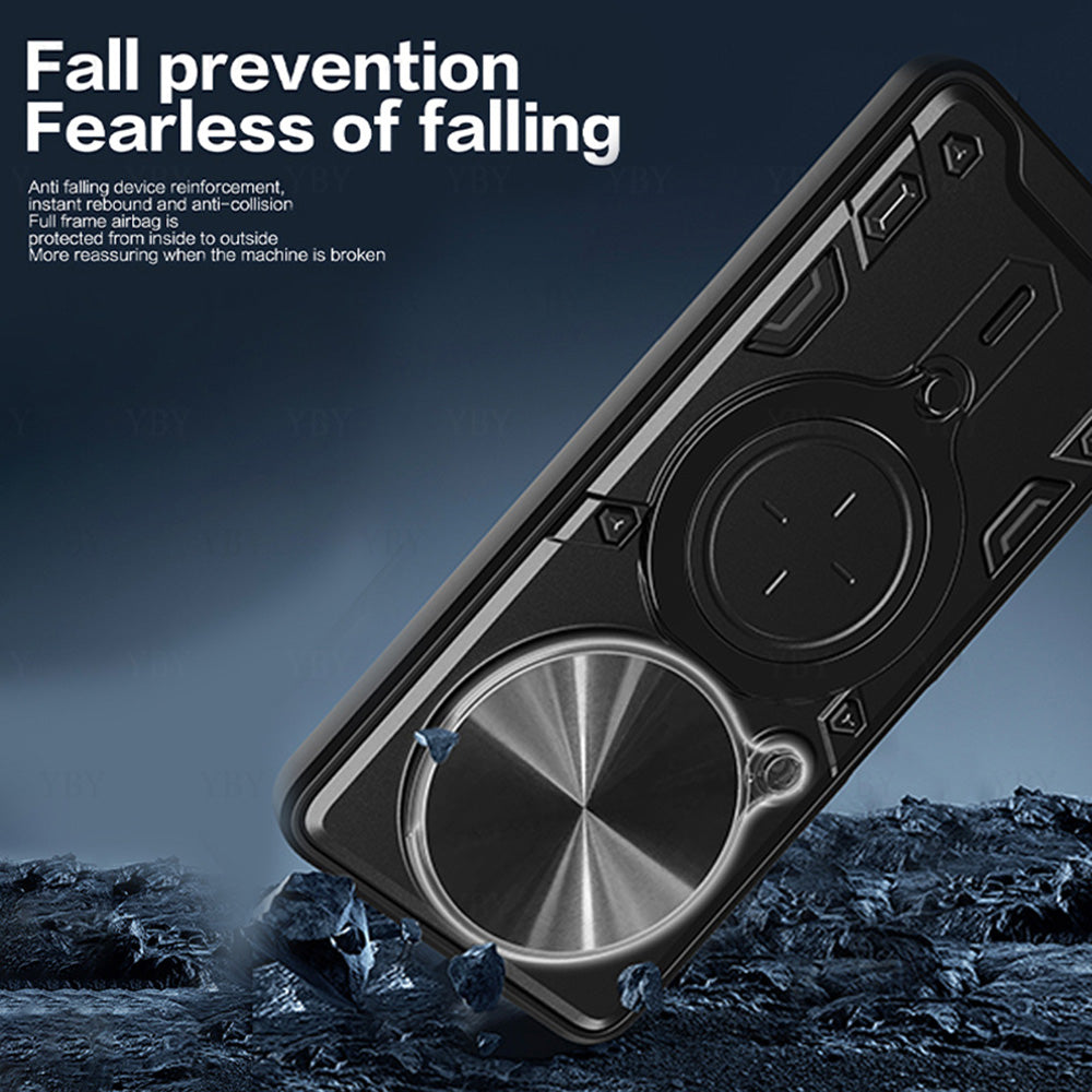 Puzdro pre Xiaomi Redmi Note 14 Pro 4G, Techsuit, CamGuard Pro, Čierna