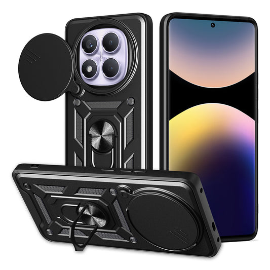 Puzdro pre Xiaomi Redmi Note 14 Pro 4G, Techsuit, CamShield, Čierna