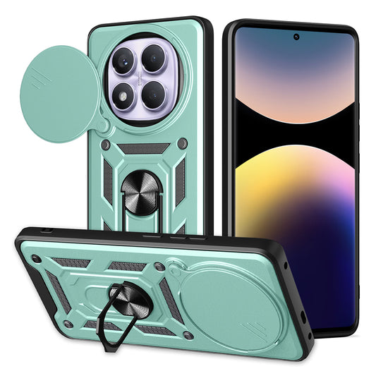 Puzdro pre Xiaomi Redmi Note 14 Pro 4G, Techsuit, CamShield, Zelené