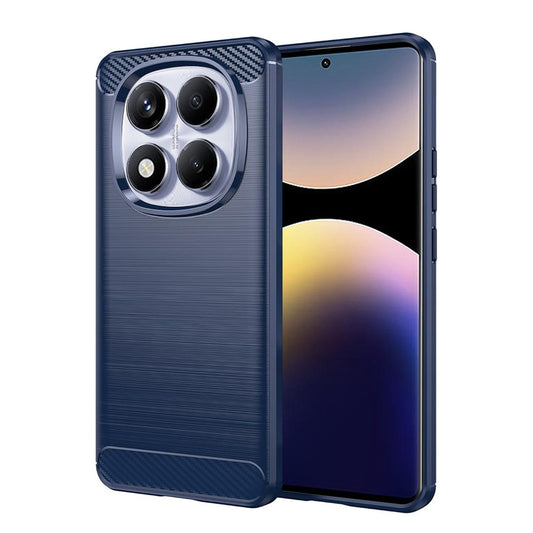 Puzdro pre Xiaomi Redmi Note 14 Pro 4G, Techsuit, Karbón, Modrá