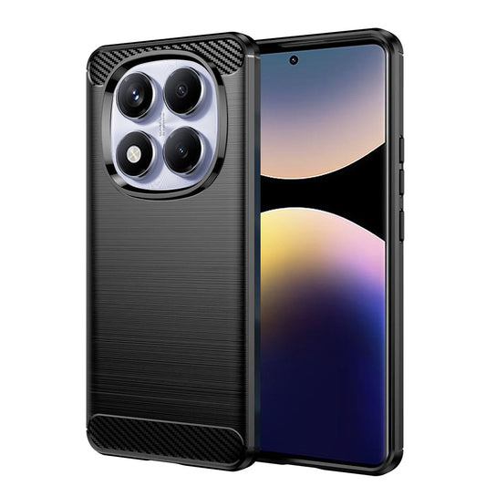 Puzdro pre Xiaomi Redmi Note 14 Pro 4G, Techsuit, Karbón, Čierne