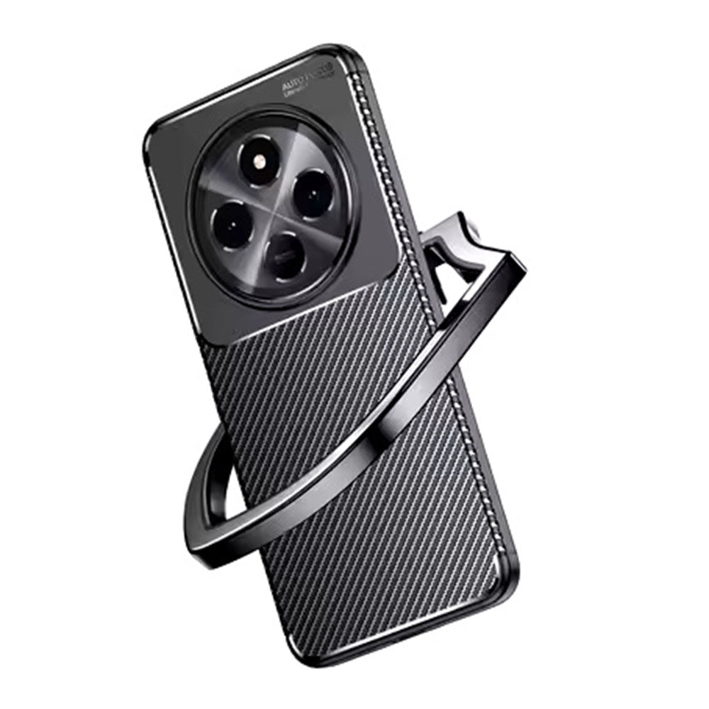 Puzdro pre Xiaomi Redmi Note 14 Pro 4G, Techsuit, CarbonFiber, Čierne