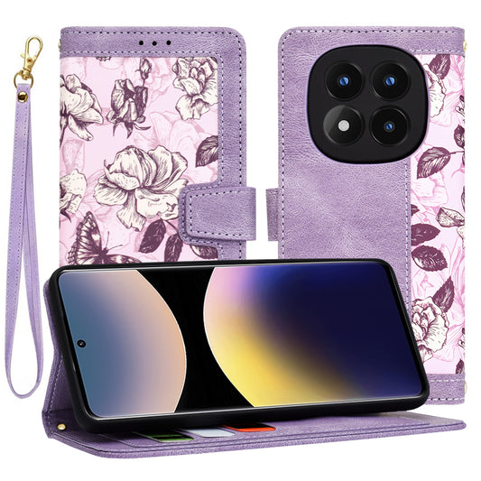 Puzdro pre Xiaomi Redmi Note 14 Pro 4G, Techsuit, FlipCraft, Fialová