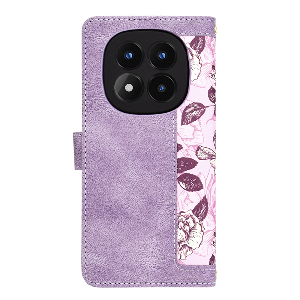 Case for Xiaomi Redmi Note 14 Pro 4G, Techsuit, FlipCraft, Purple