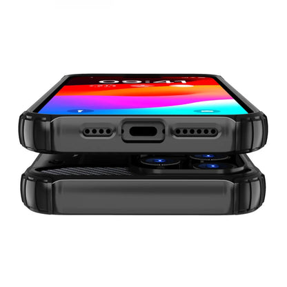Case for Xiaomi Redmi Note 14 Pro 4G, Techsuit, Hybrid Armor, Black