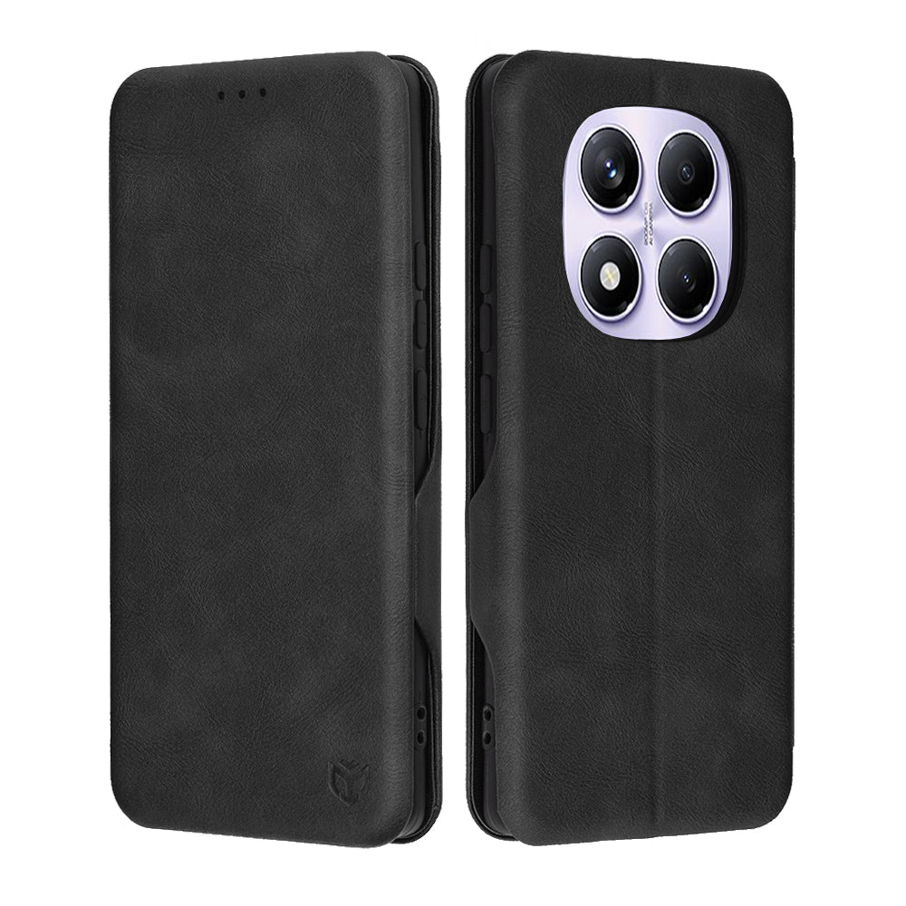 Puzdro pre Xiaomi Redmi Note 14 Pro 4G, Techsuit, Safe Wallet Plus, Čierne