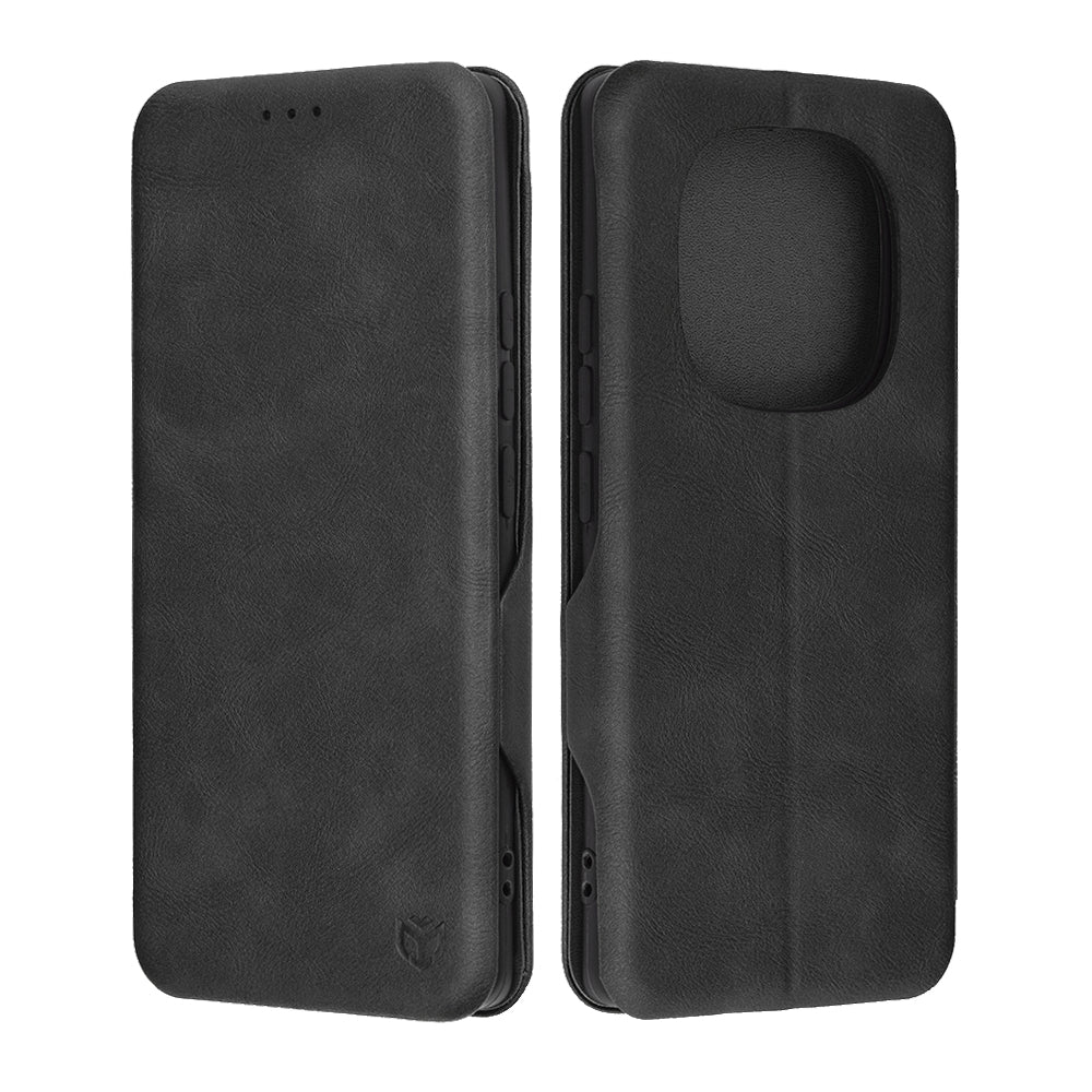 Puzdro pre Xiaomi Redmi Note 14 Pro 4G, Techsuit, Safe Wallet Plus, Čierne