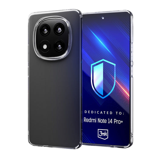 Puzdro pre Xiaomi Redmi Note 14 Pro+ 5G, 3MK, Priehľadné, Transparentné