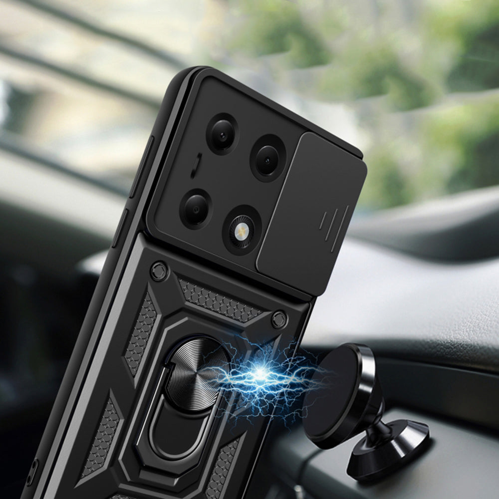 Puzdro pre Xiaomi Redmi Note 14S / Note 13 Pro 4G / Poco M6 Pro 4G, Techsuit, CamShield, Modrá