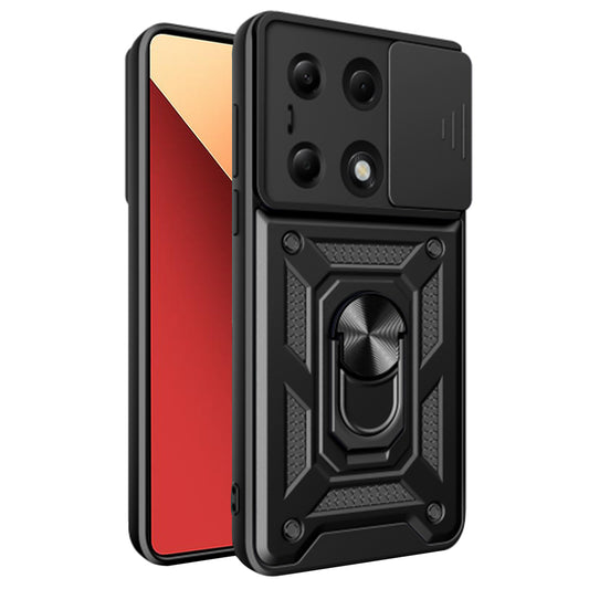 Puzdro pre Xiaomi Redmi Note 14S / Note 13 Pro 4G / Poco M6 Pro 4G, Techsuit, CamShield, Čierne