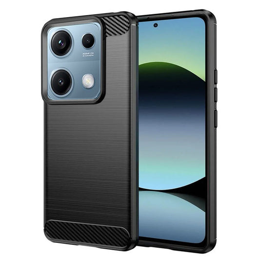 Puzdro pre Xiaomi Redmi Note 14S, Techsuit, Karbón, Čierna