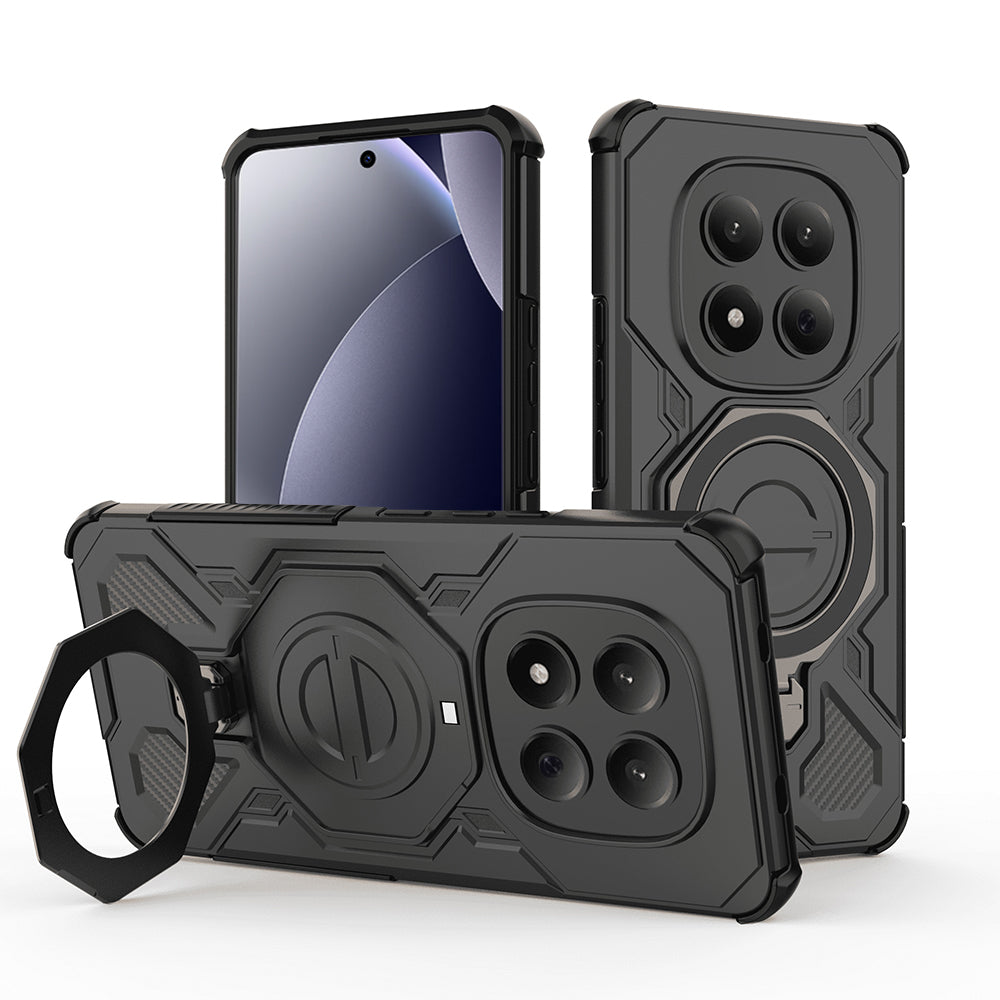 Puzdro pre Xiaomi Redmi Note 15 Pro 4G, Techsuit, Carbon Shield Pro, Čierne