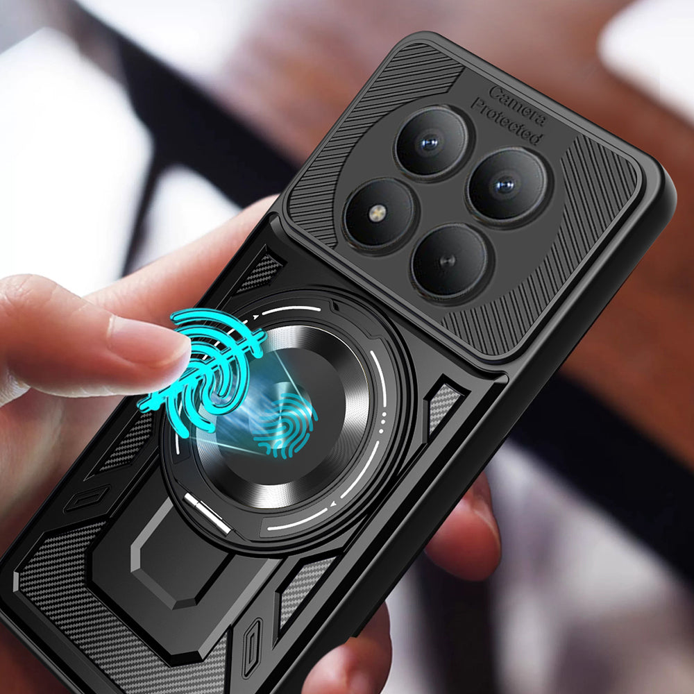 Puzdro pre Xiaomi Redmi Note 15 Pro 4G, Techsuit, RuggedCam, Čierne