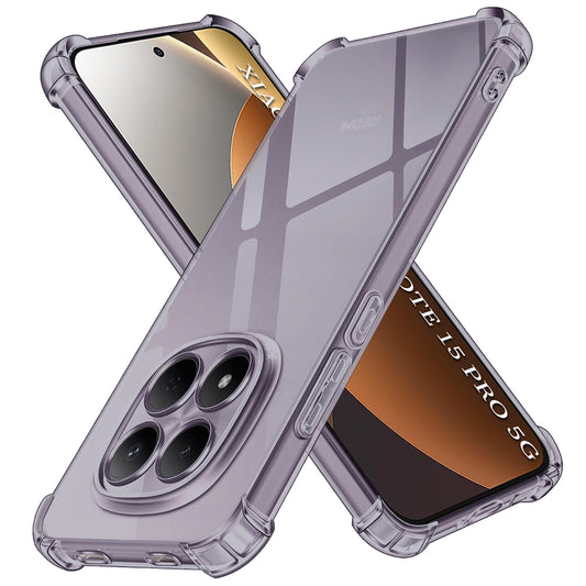 Puzdro pre Xiaomi Redmi Note 15 Pro 5G, Techsuit, Shockproof Clear, Čierne