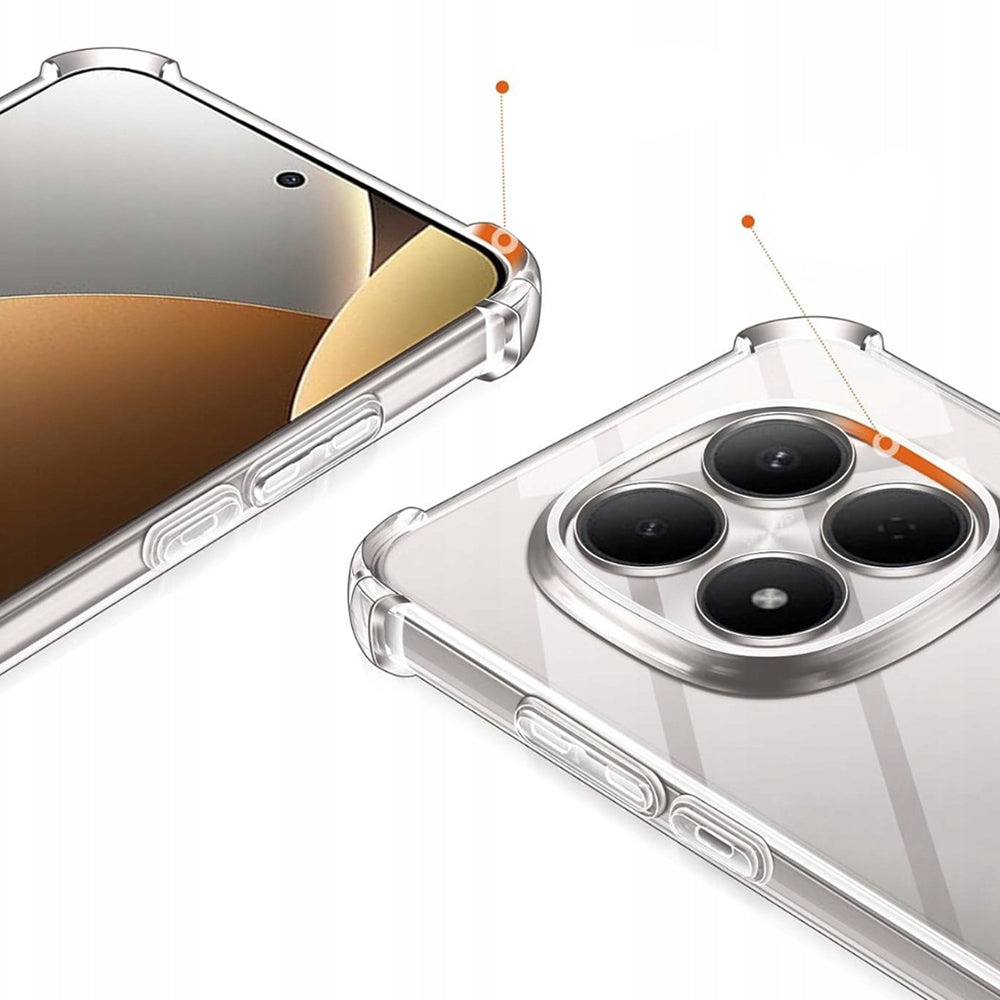 Puzdro pre Xiaomi Redmi Note 15 Pro 5G, Techsuit, Shockproof Clear, Transparent