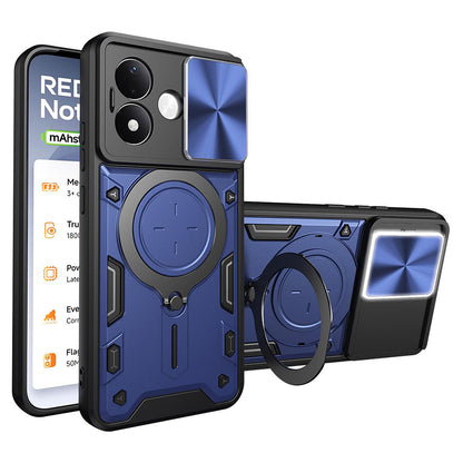 Puzdro pre Xiaomi Redmi Note 17 4G / Note 17 5G, Techsuit, CamGuard Pro, modré