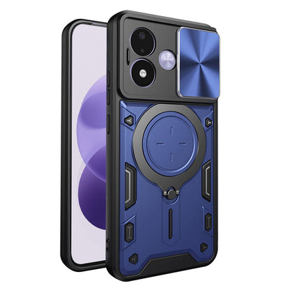 Puzdro pre Xiaomi Redmi Note 17 4G / Note 17 5G, Techsuit, CamGuard Pro, modré