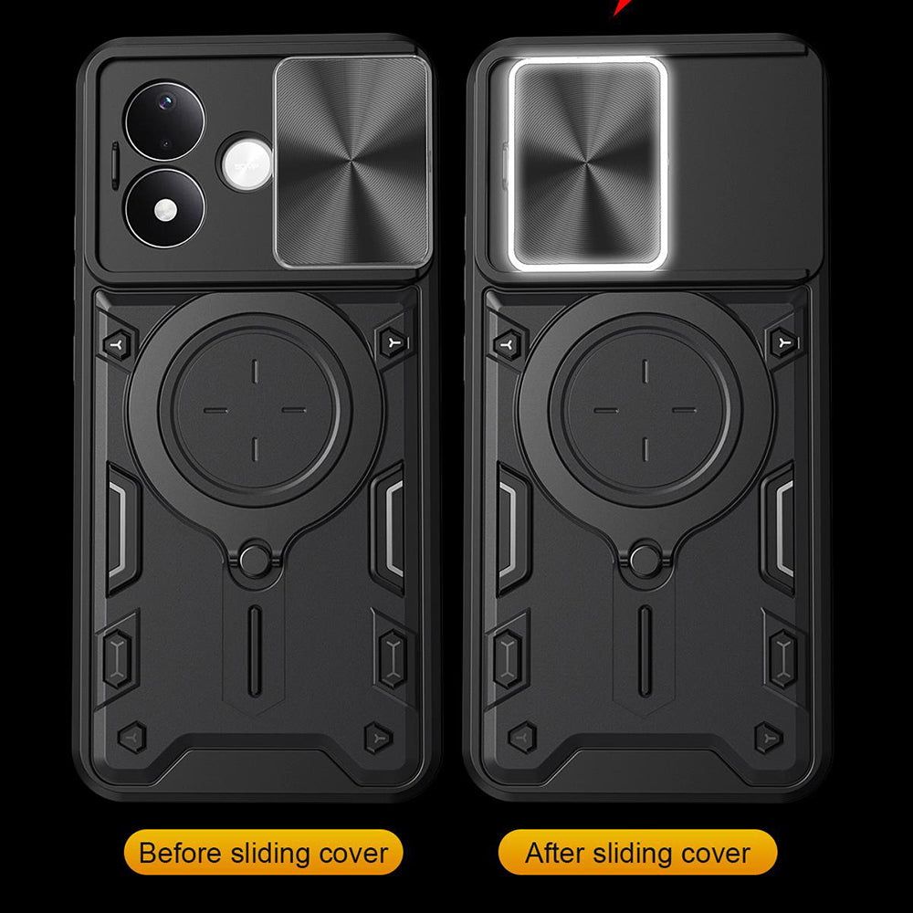 Puzdro pre Xiaomi Redmi Note 17 4G / Note 17 5G, Techsuit, CamGuard Pro, modré