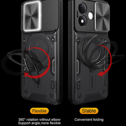 Puzdro pre Xiaomi Redmi Note 17 4G / Note 17 5G, Techsuit, CamGuard Pro, modré