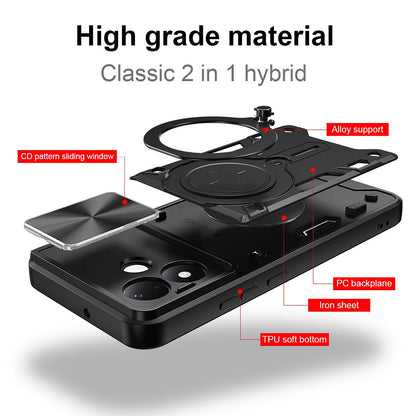 Puzdro pre Xiaomi Redmi Note 17 4G / Note 17 5G, Techsuit, CamGuard Pro, čierne