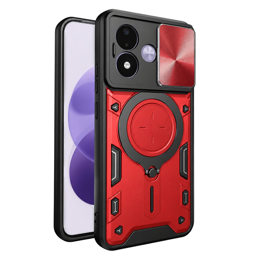 Puzdro pre Xiaomi Redmi Note 17 4G / Note 17 5G, Techsuit, CamGuard Pro, červené