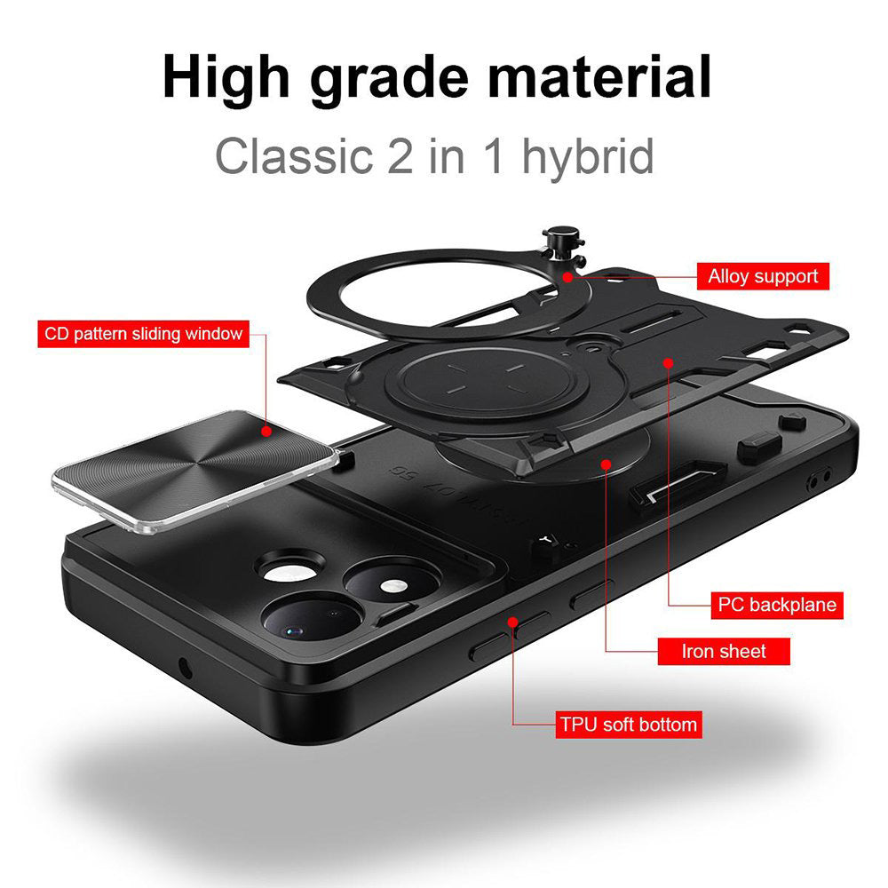 Puzdro pre Xiaomi Redmi Note 17 4G / Note 17 5G, Techsuit, CamGuard Pro, červené