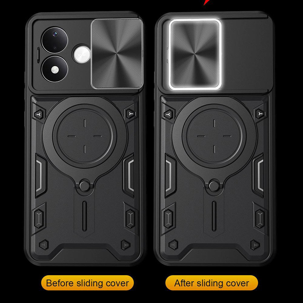 Puzdro pre Xiaomi Redmi Note 17 4G / Note 17 5G, Techsuit, CamGuard Pro, červené