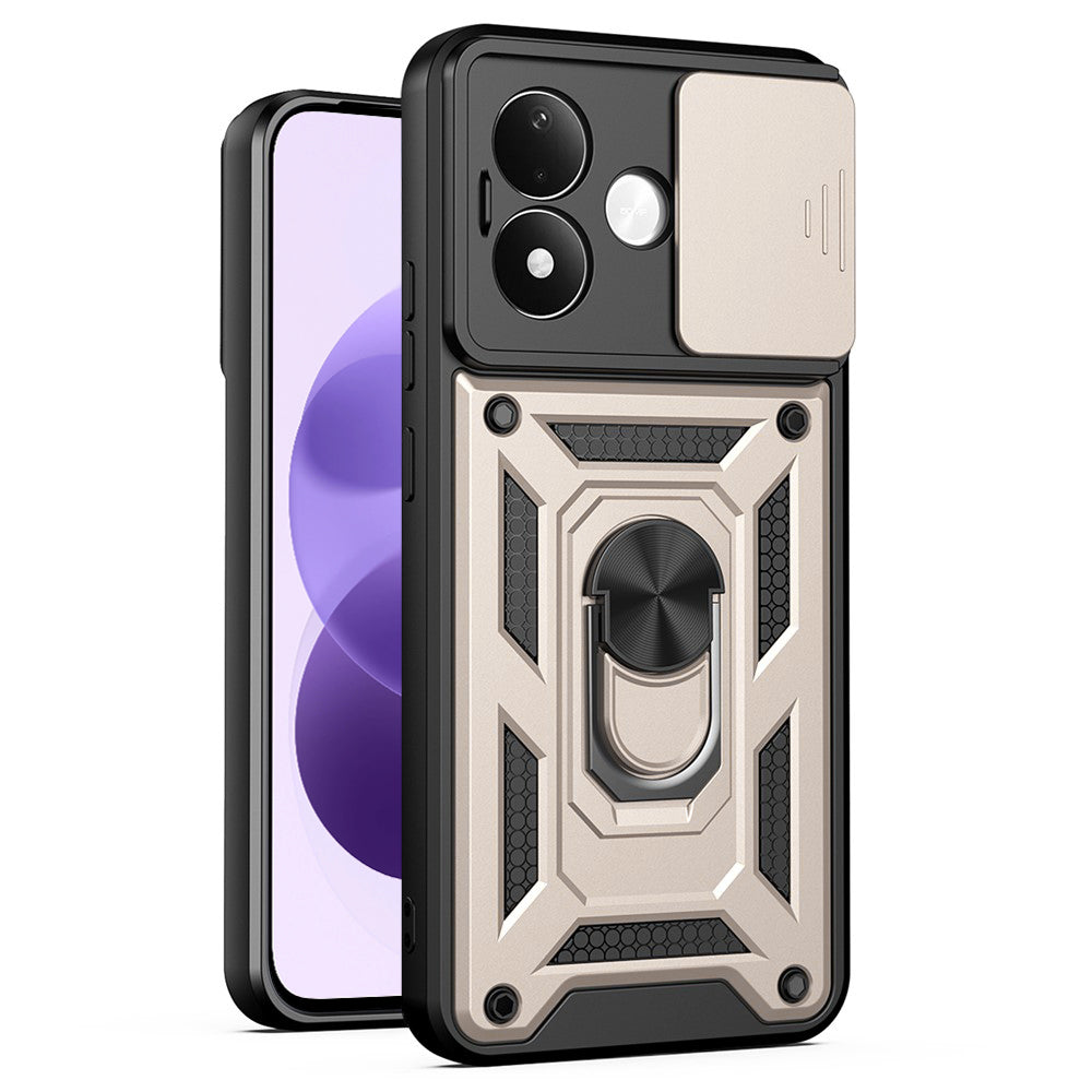 Puzdro pre Xiaomi Redmi Note 17 4G / Note 17 5G, Techsuit, CamShield, zlaté