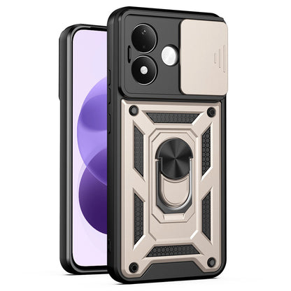 Puzdro pre Xiaomi Redmi Note 17 4G / Note 17 5G, Techsuit, CamShield, zlaté