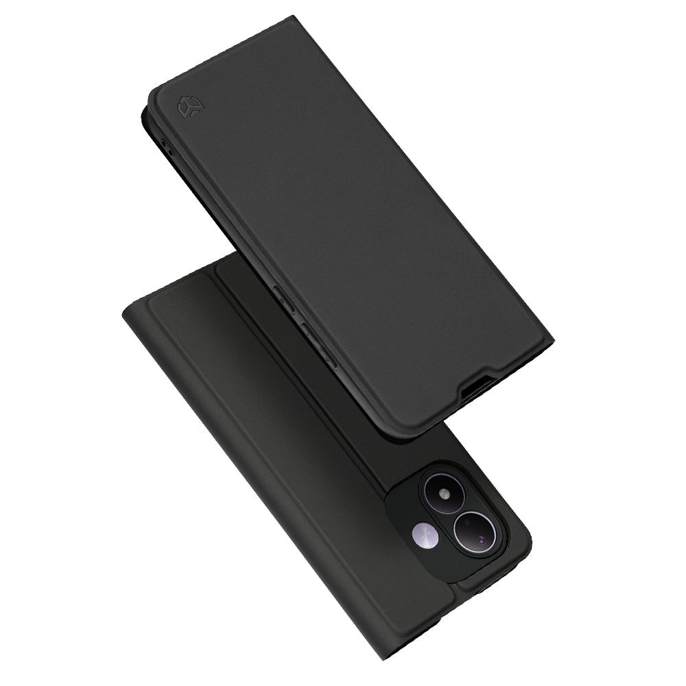 Puzdro pre Xiaomi Redmi Note 17 4G / Note 17 5G, Techsuit, Magskin Book, čierne