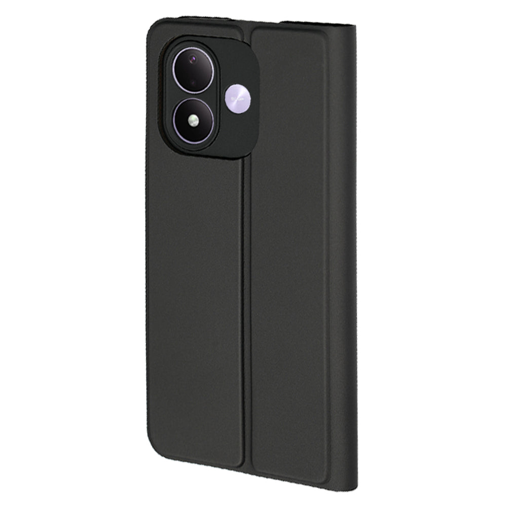 Puzdro pre Xiaomi Redmi Note 17 4G / Note 17 5G, Techsuit, Magskin Book, čierne